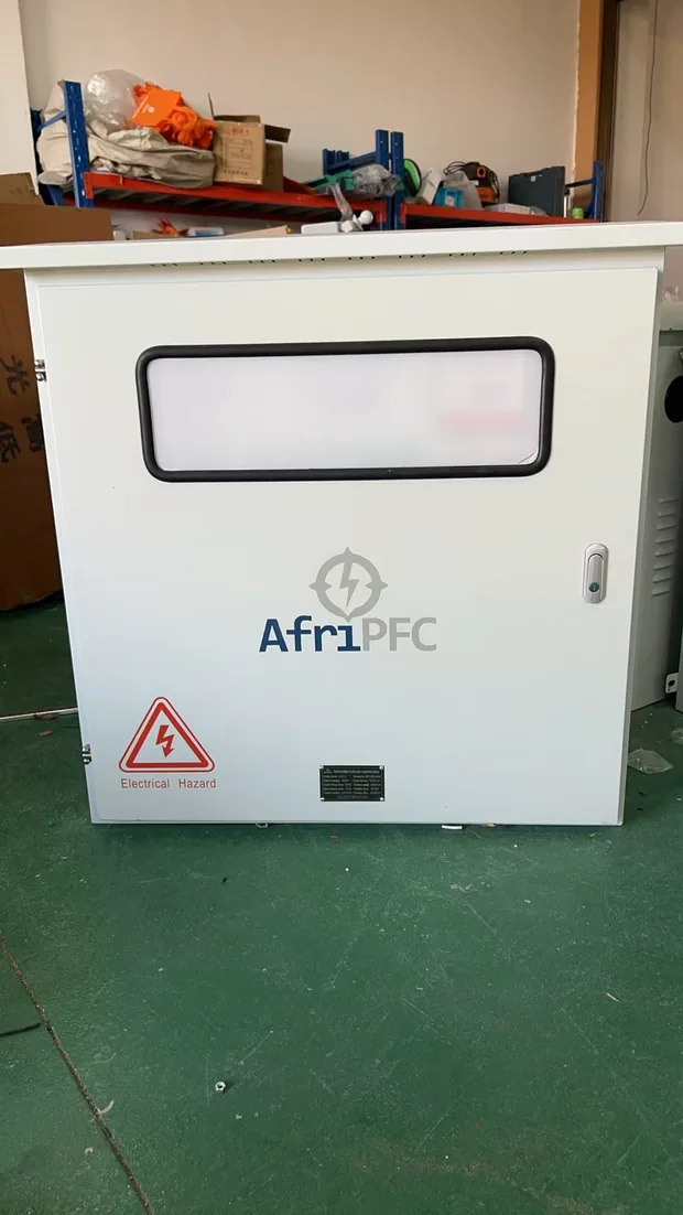 AfriPFC power factor correction unit installed on site